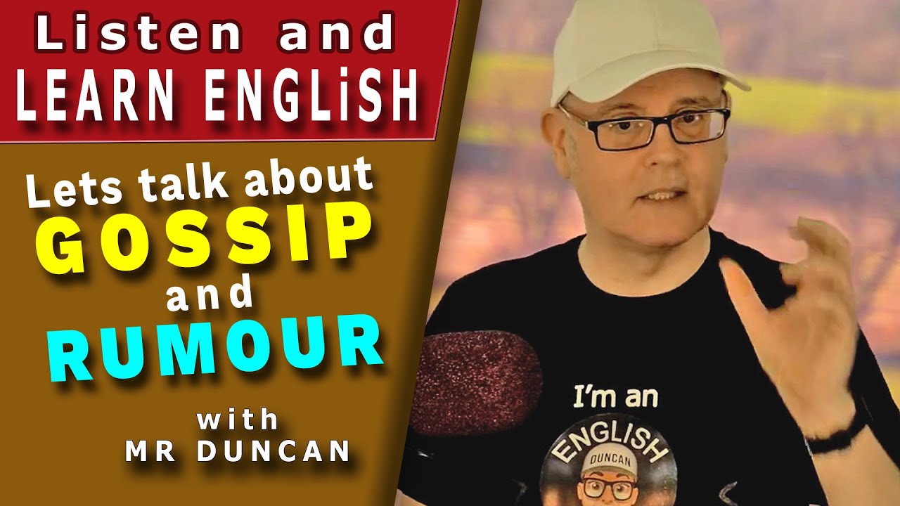 GOSSIP and RUMOUR words and phrases What does 'gossip' mean? #mrduncanenglish