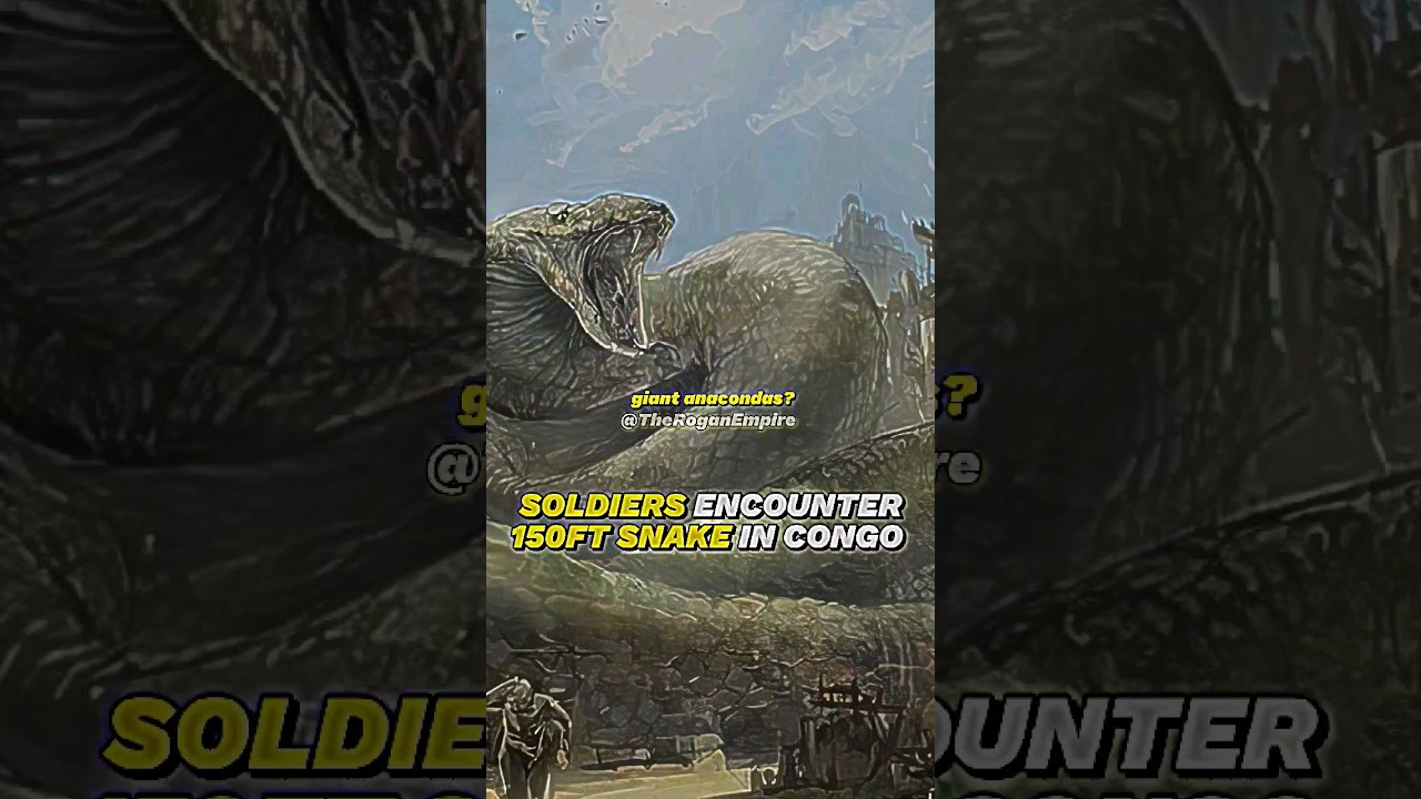 Joe Rogan : Soldiers encounter a 150FT snake in Congo!! 