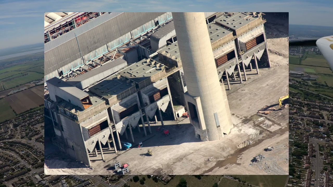 My Flight & Demolition of Tilbury Power Station - Jabiru J430 (G-NJSP)