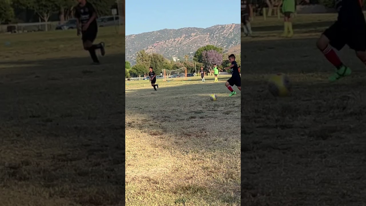 Roman and Adriel linking and scoring in scrimmage today for Chivas