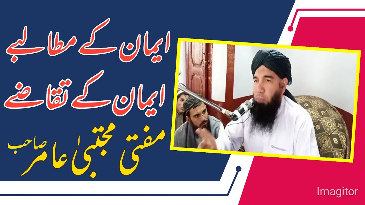 حضرت علامہ مولانا مفتی مجتبیٰ عامر صاحب