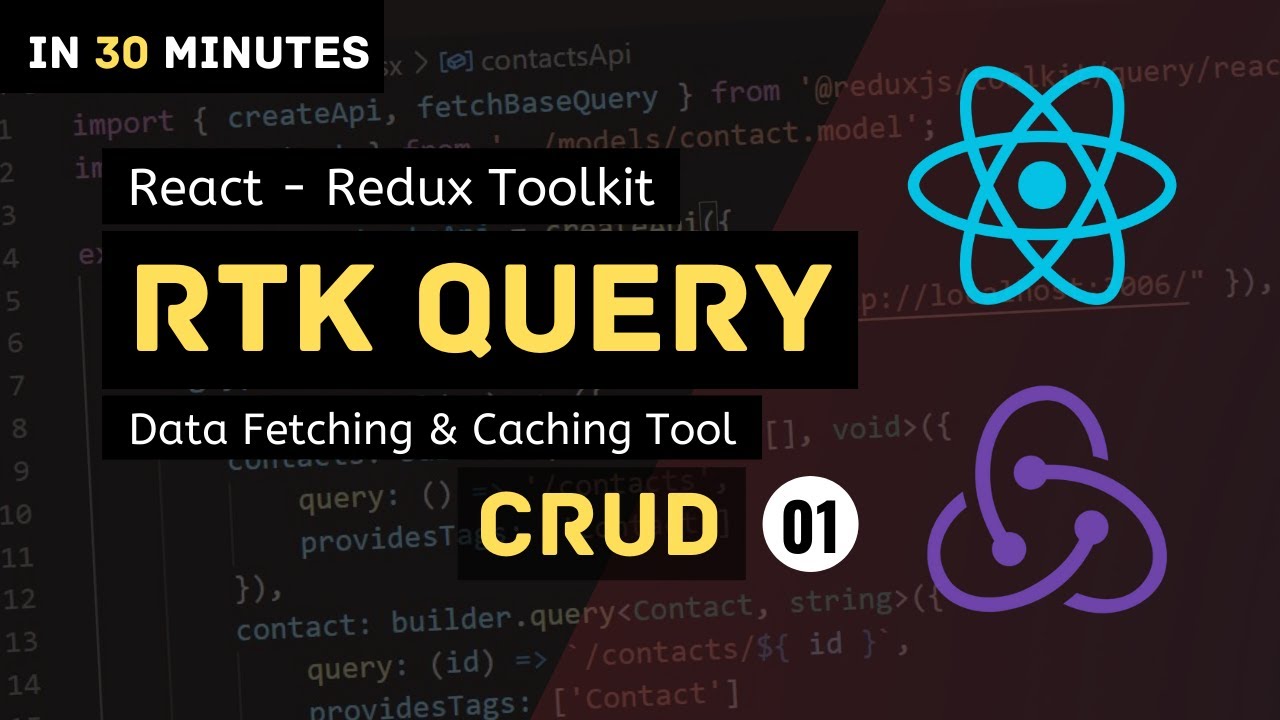 React Redux Toolkit RTK Query Tutorial | RTK Query CRUD | Data Fetching & Caching Tool - 1