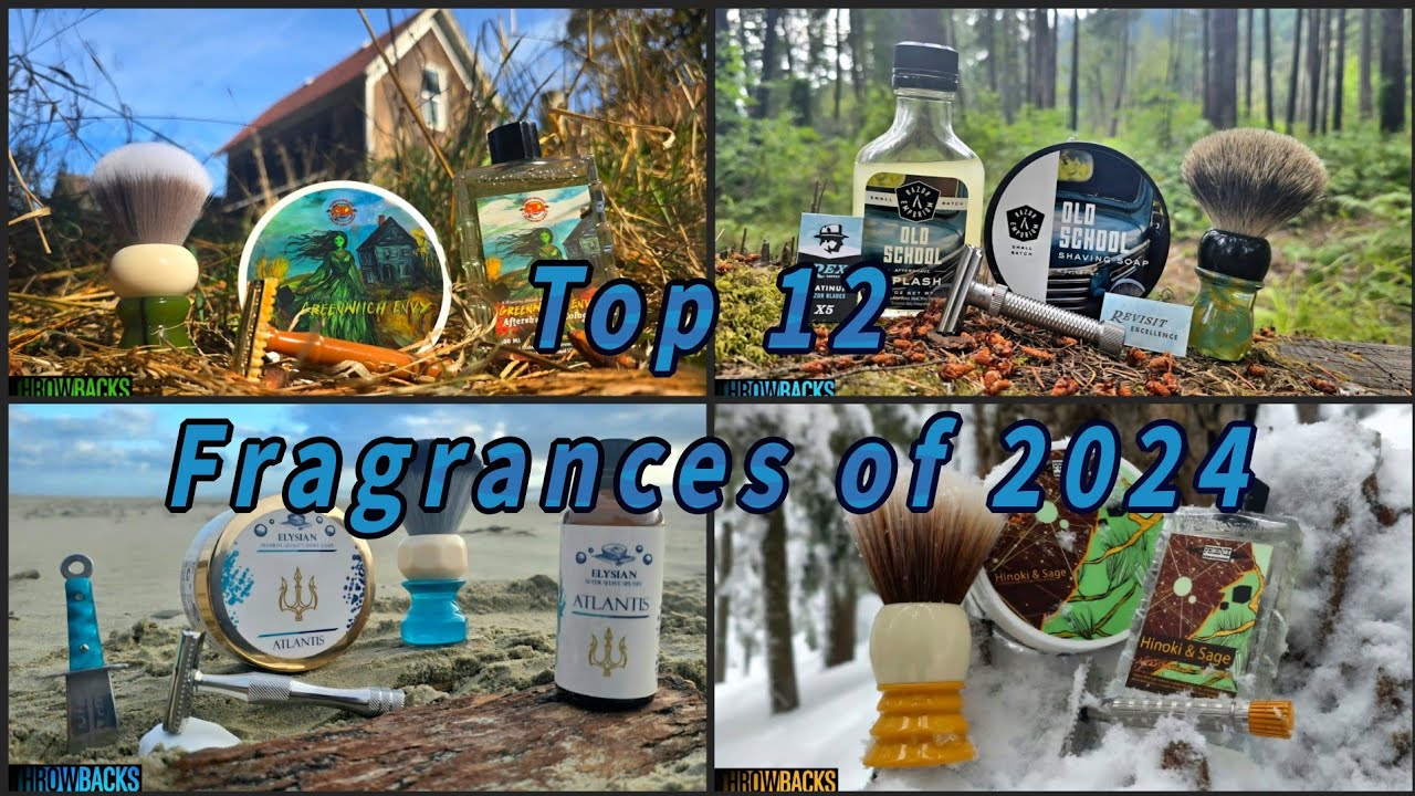 Top 12 Fragrances 2024 Favorite Shave Soap and Splash Sets