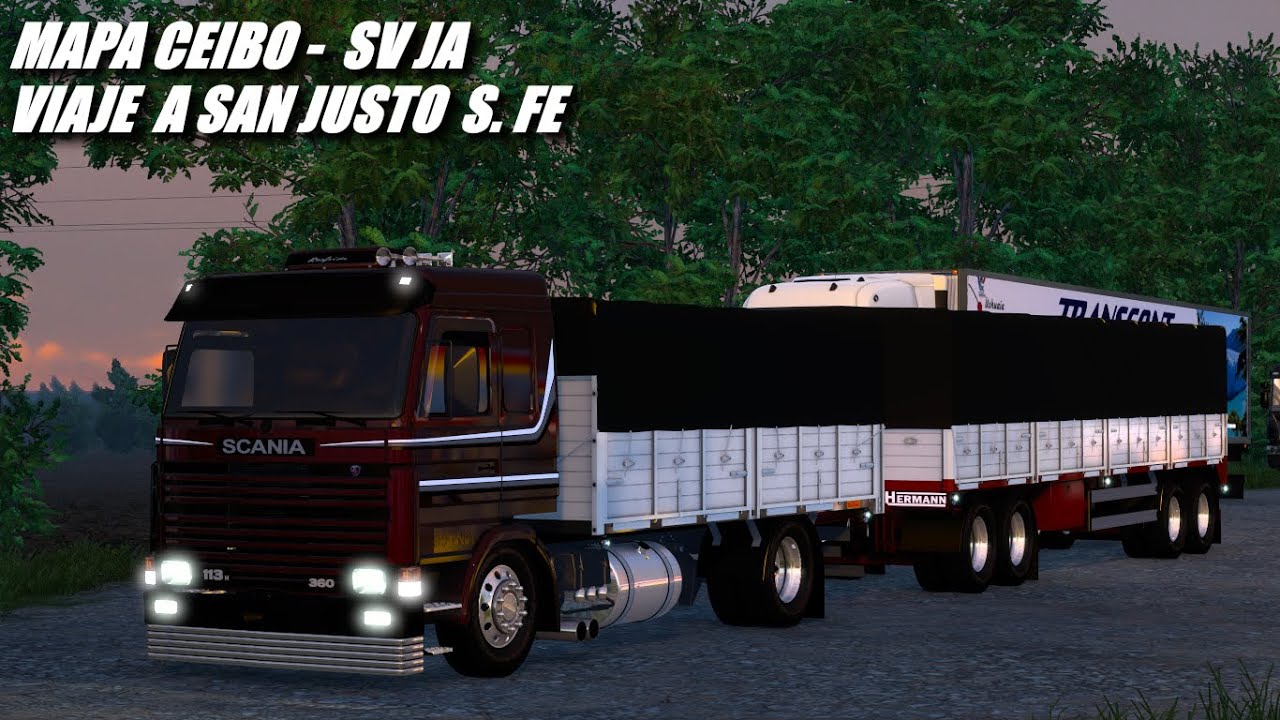 VIAJE A SAN JUSTO SANTA FE - SV JA - ETS 2 1.57 - MAPA CEIBO
