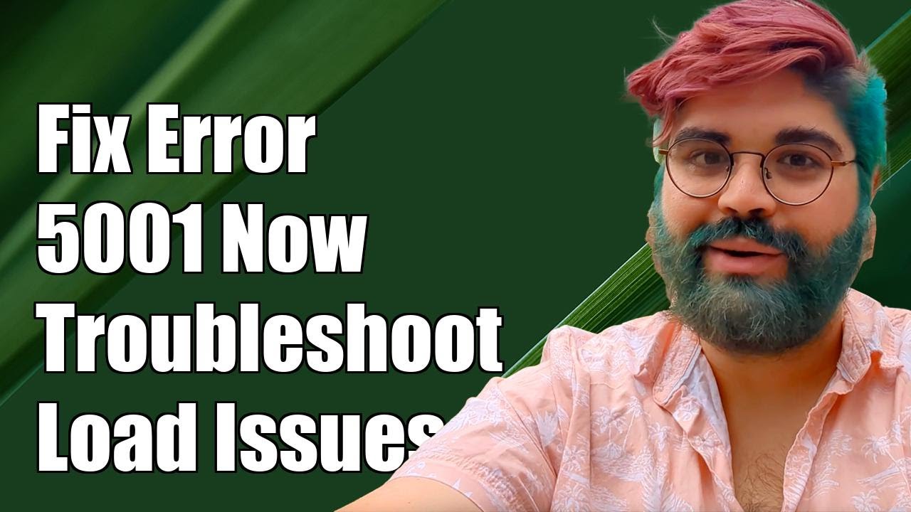 Fixing Error 5001: Troubleshooting Coverage Session Load Issues