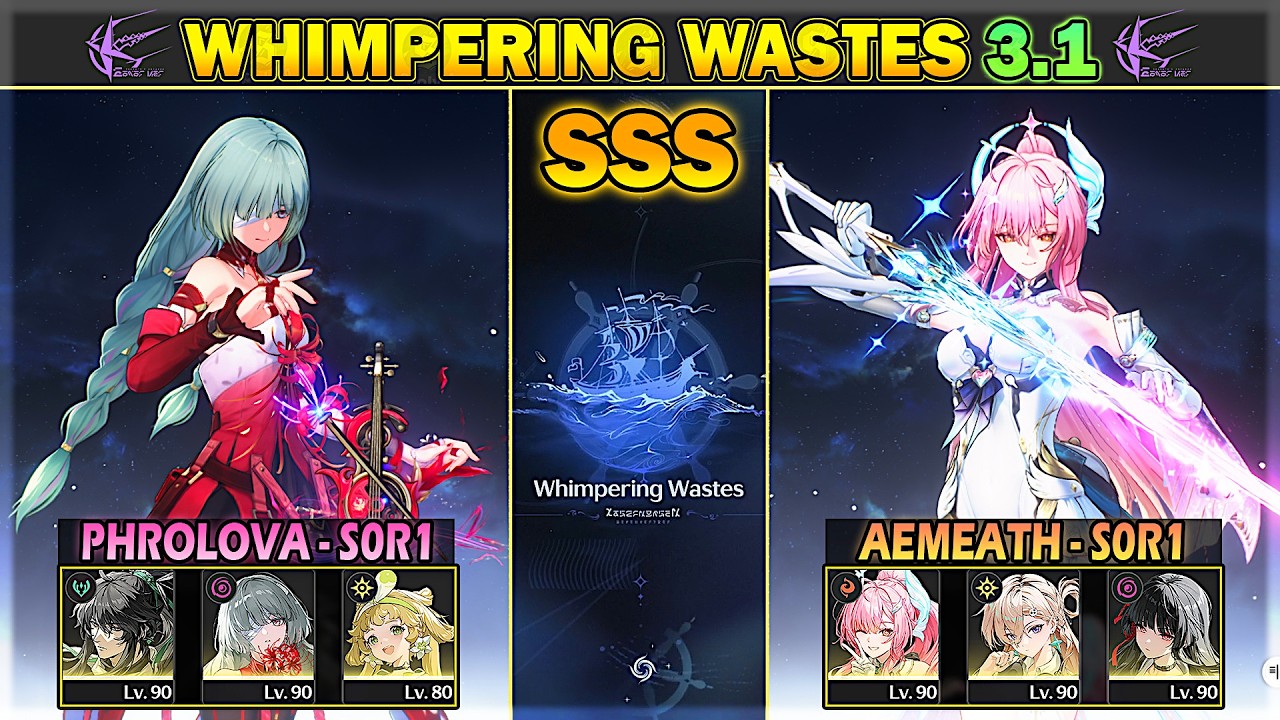 [NEW WhiWa] S0R1 Phrolova & S0R1 Aemeath (Burst) - SSS Whimpering Wastes 3.1 Infinite | WuWa