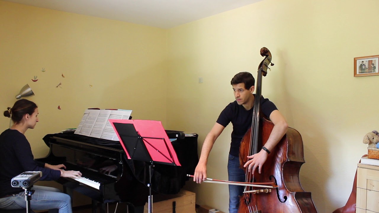 Italo Caimmi Barcarola e Gavotta - Michelangelo Mercuri contrabbasso Katharina Thoeni pianoforte