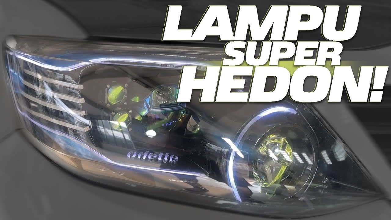 MODIF LAMPU HABIS 65 JUTA!!! FORTUNER SUPER HEDON