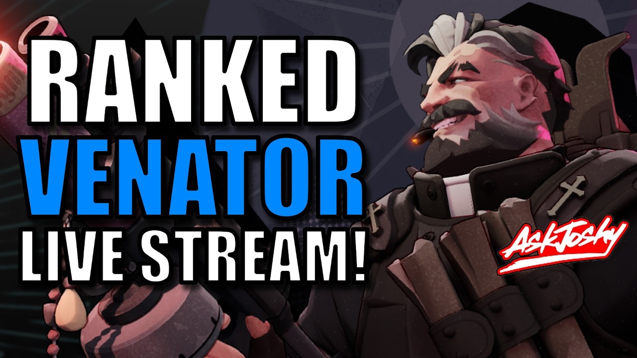 Deadlock Venator Ranked Stream 3! Archon Skills Abilities Kit Items Build Guide New Character Update