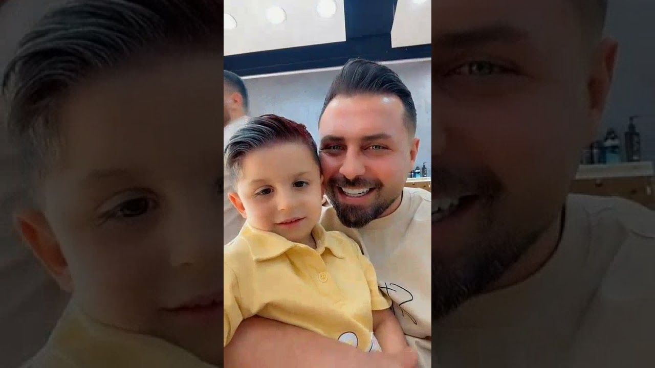 واخيرا سنود صار يروح معي لحالو يحلق 😍😂