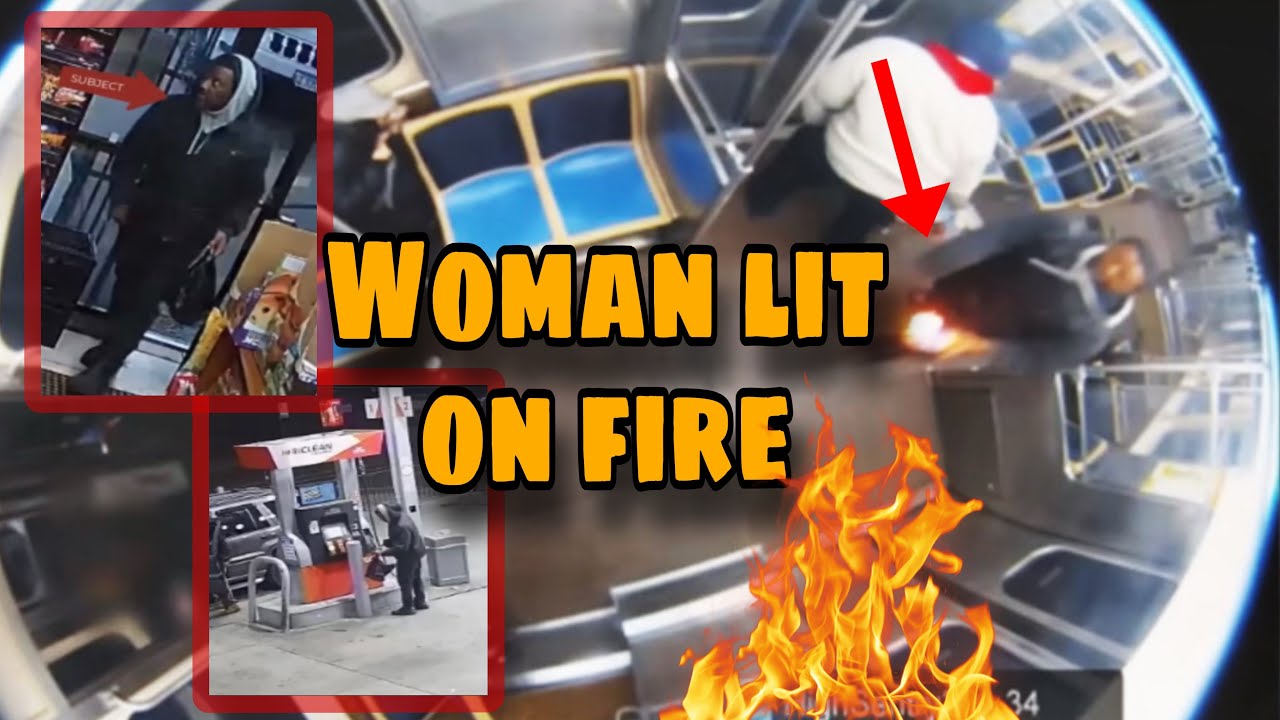 WOMAN SET ON FIRE | Terrifying Chicago Train Attack