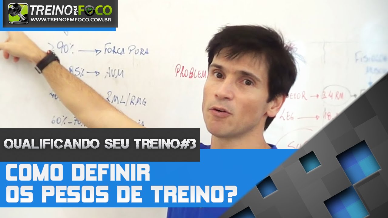 Como saber com quanto de peso devo treinar? Qualificando seu Treino #3