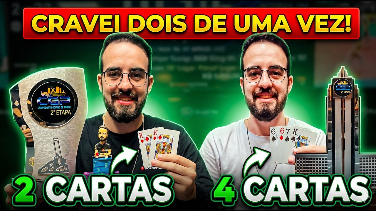 CRAVEI DOIS TORNEIOS NA MESMA ETAPA 😱 High Roller + PLO | Dan 10 Poker Vlog #15 - 2ª Etapa CGP 2022