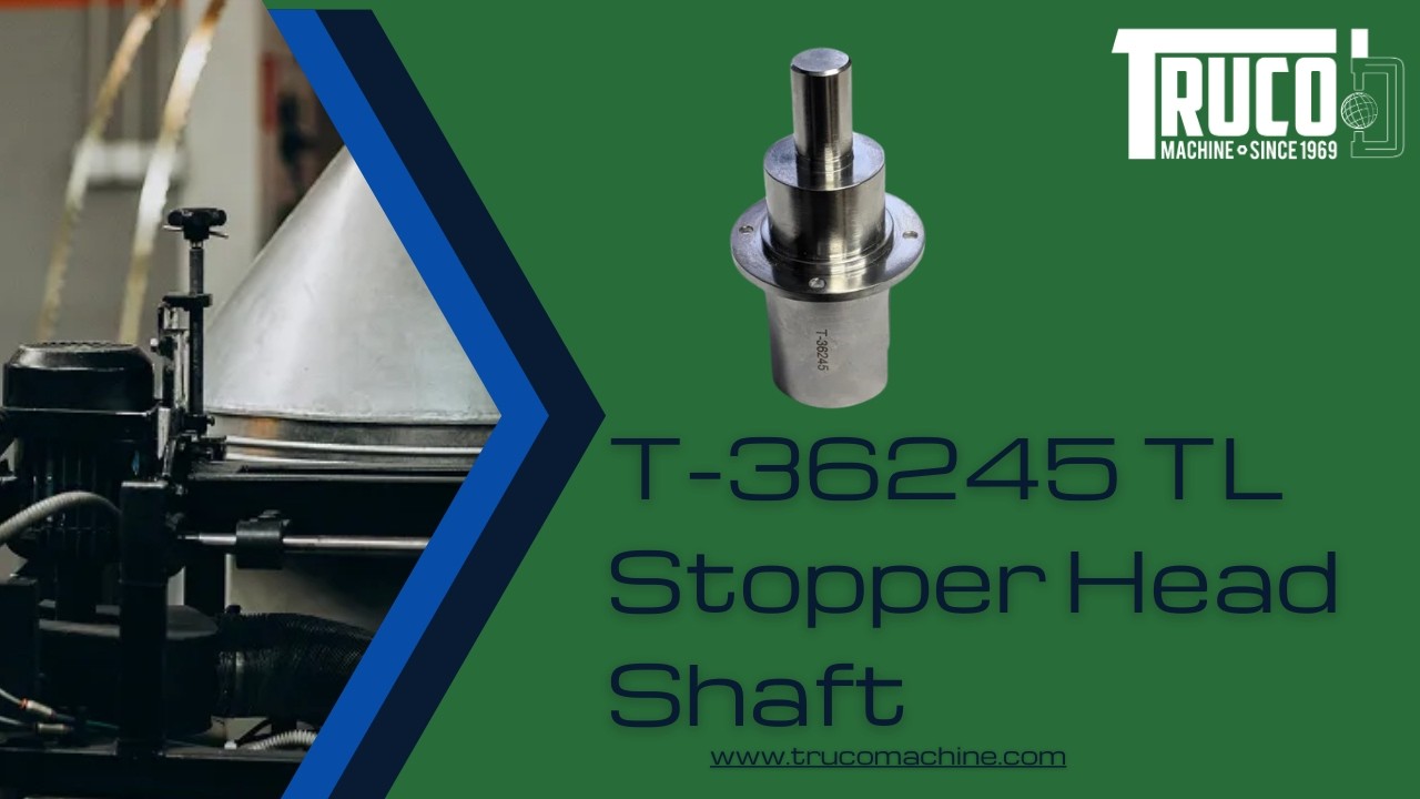 T-36245 TL Stopper Head Shaft – Precision-Machined Replacement Part by Truco Machine