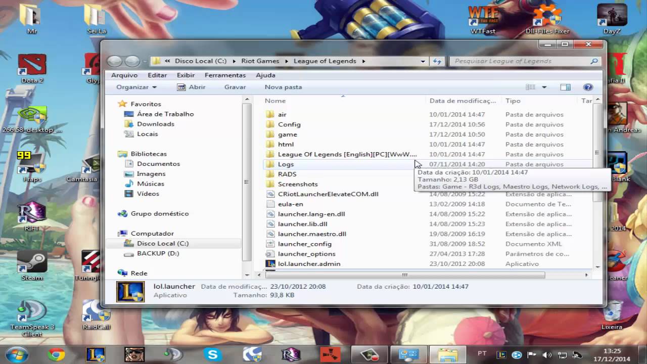 Como Corrigir o Erro ao abrir o LoL (Abre e fecha logo ap&oacute;s abrir)