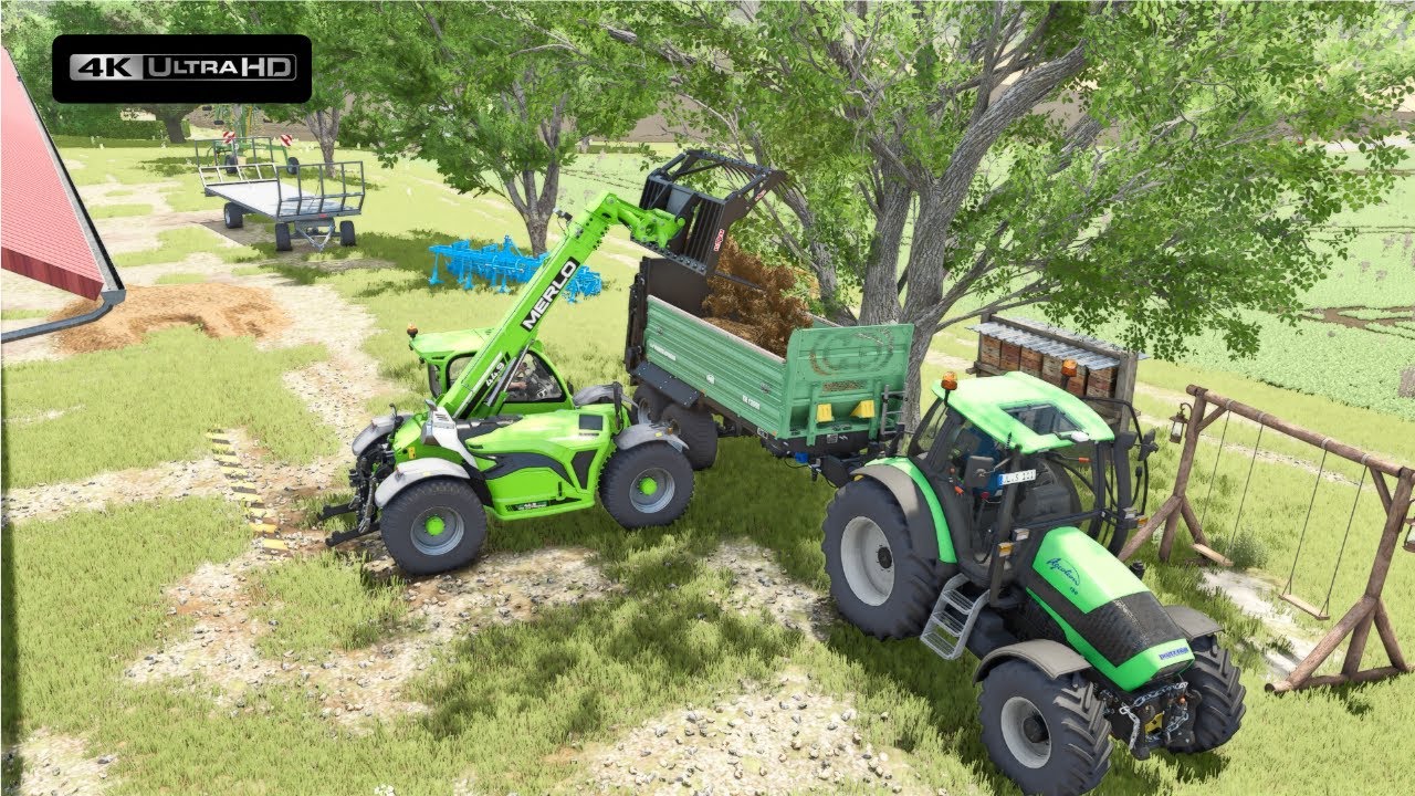 Ultra Realistic FS25 ReShade Gameplay #9 | CabView Deutz Fahr Agrotron 150