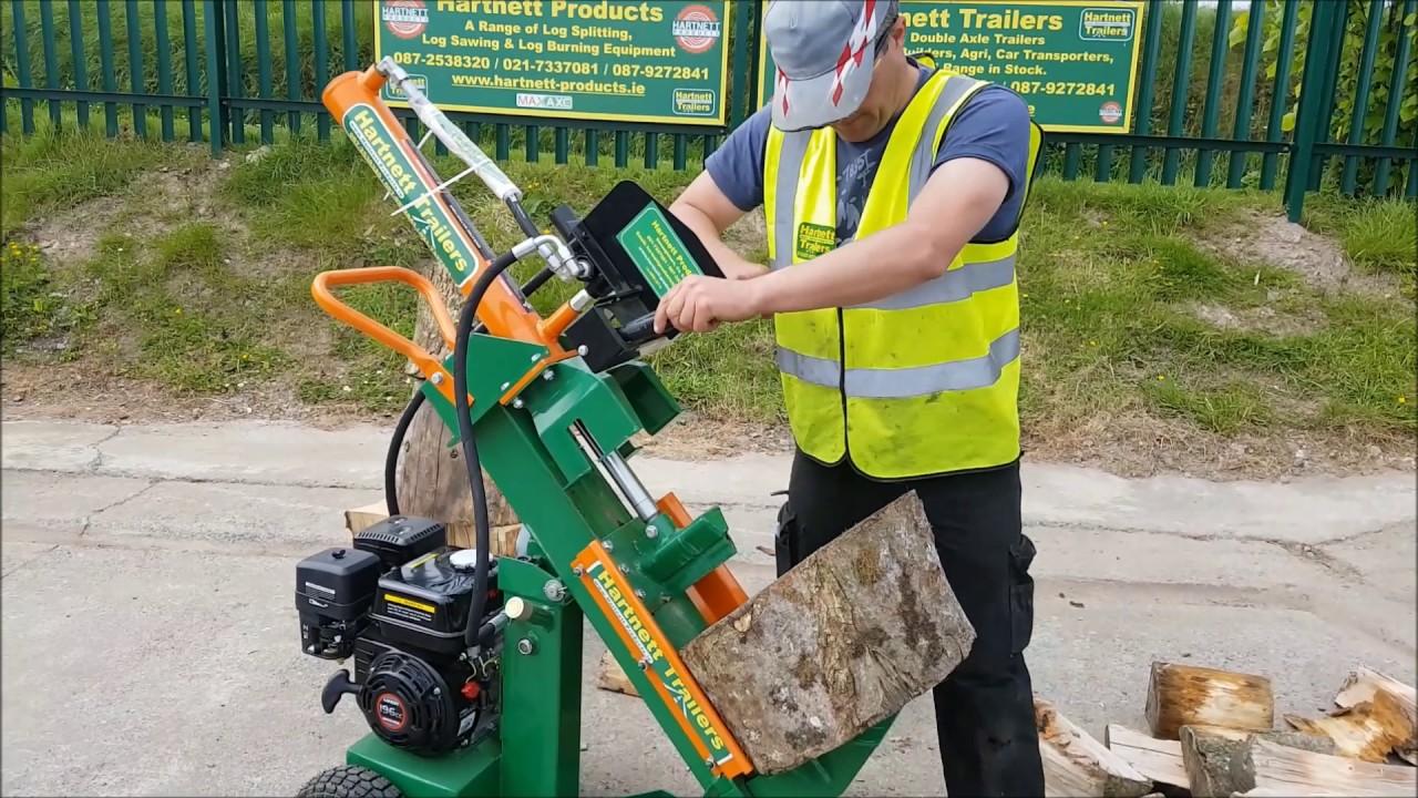 12 Ton Petrol Log Splitter Demo