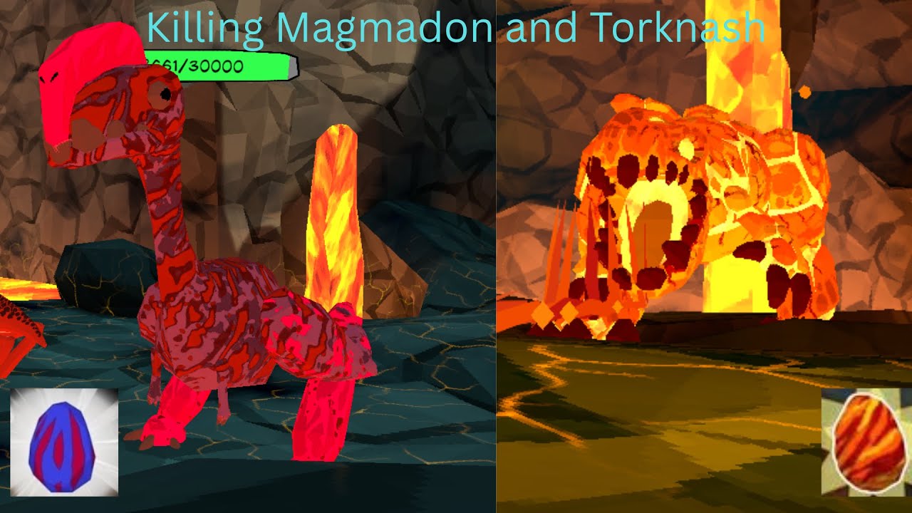 Killing Magmadon and Torknash in UG
