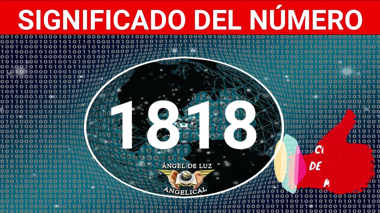 NUMEROLOGÍA🤍Significado del número 1818 Numero 1818 en lo espiritual🙏NUMERO 1818 ANGELICAL