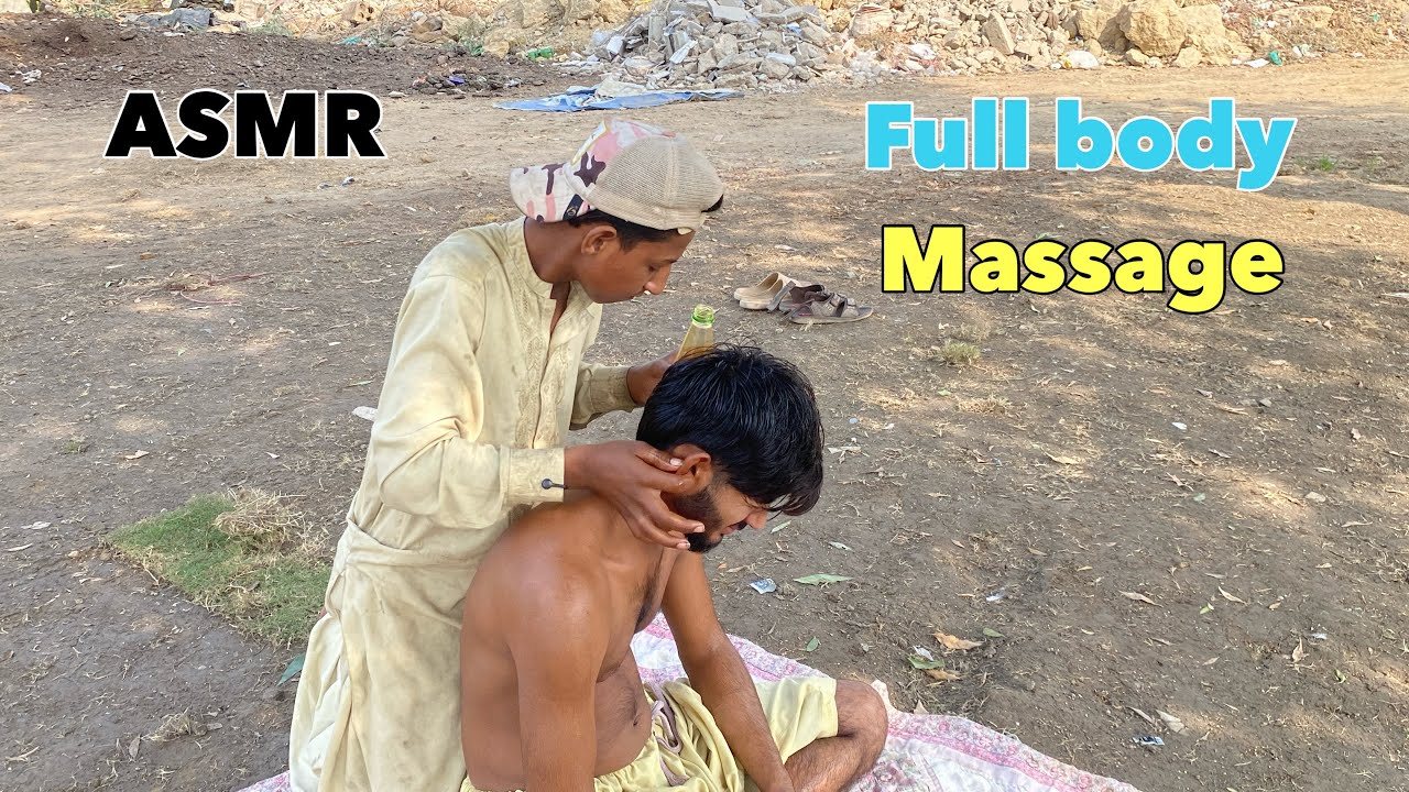 ASMR full body massage