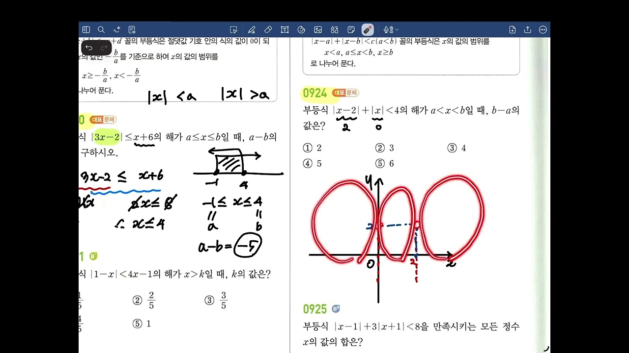 라이트쎈(공통수학1) 916번~947번