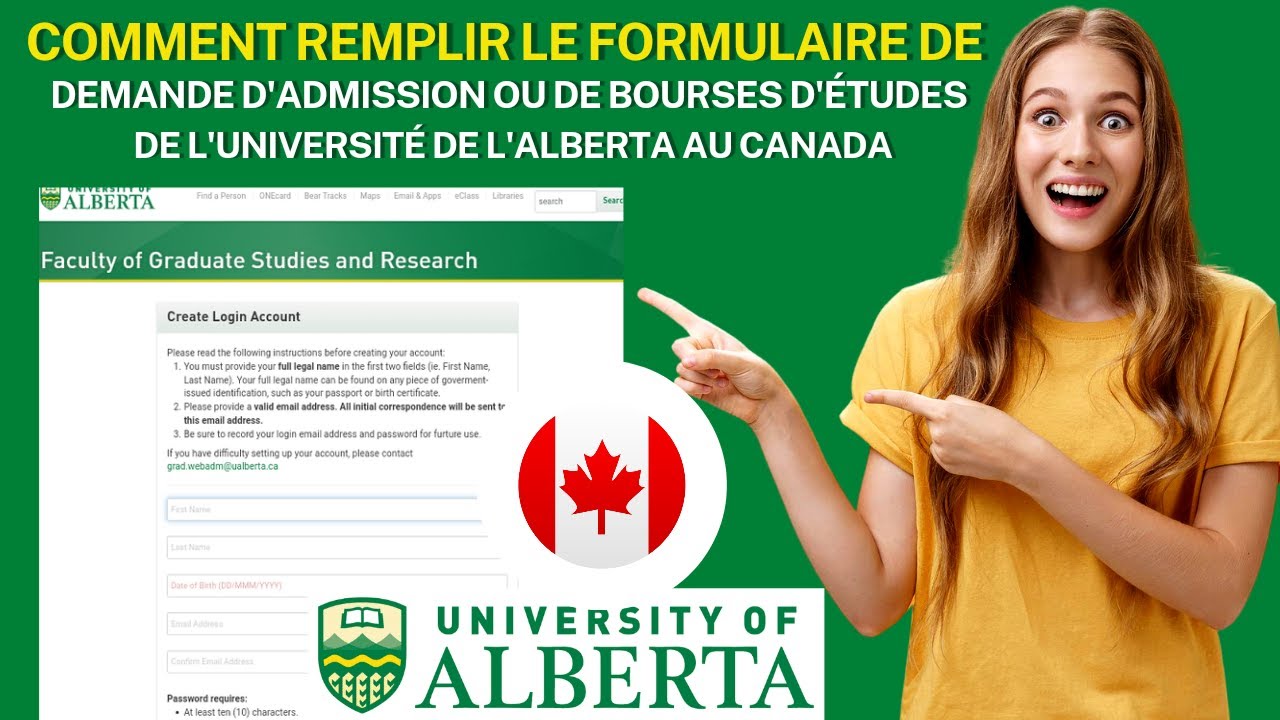BOURSES D'ETUDES AU CANADA | COMMENT FAIRE LA DEMANDE D'ADMISSION À L'UNIVERSITÉ DE L'ALBERTA