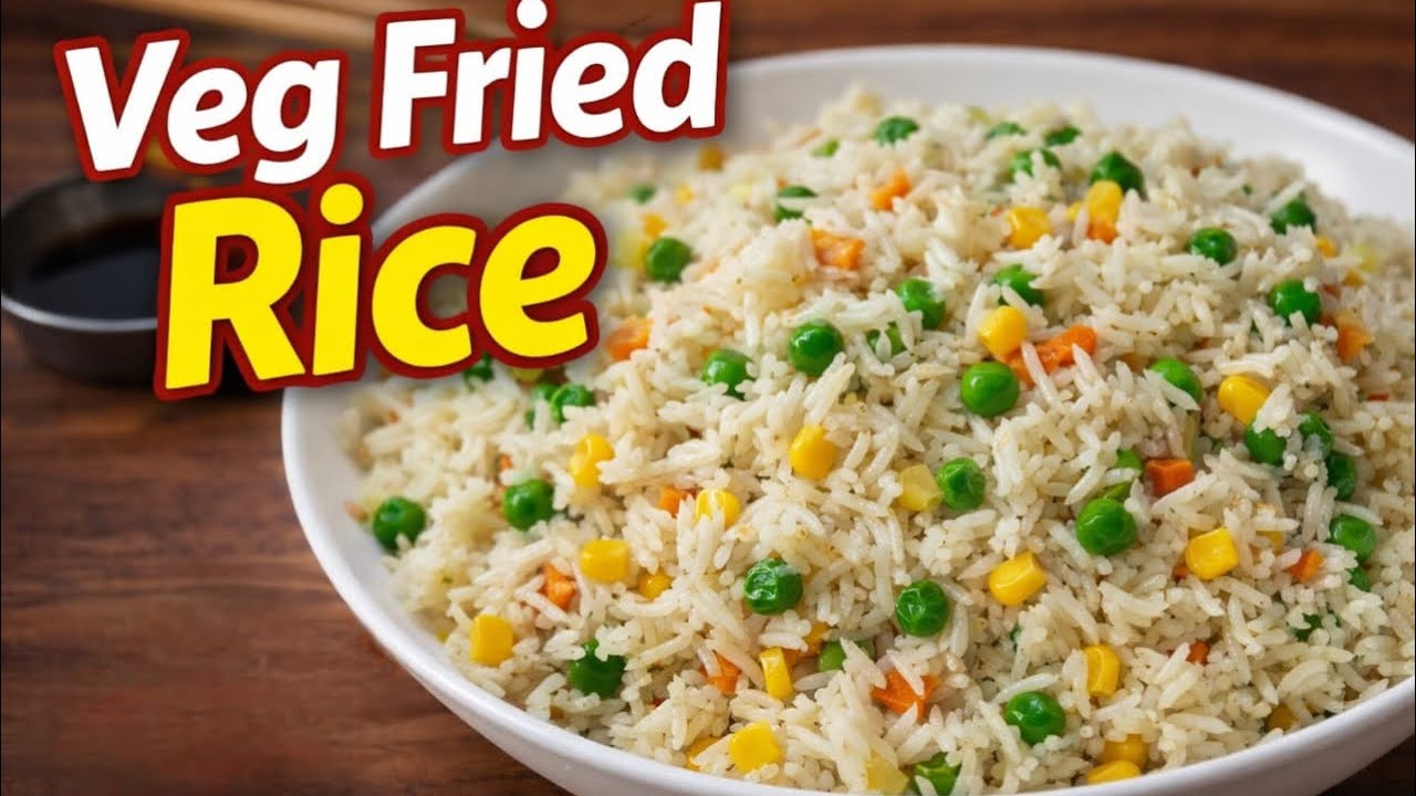 10 मिनट में टेस्टी Veg Fried Rice Recipe | Chinese Fried Rice