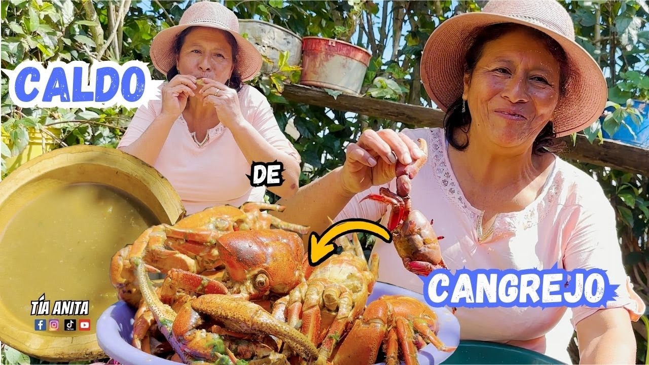 Delicioso Caldo de  CANGREJOS 🦀