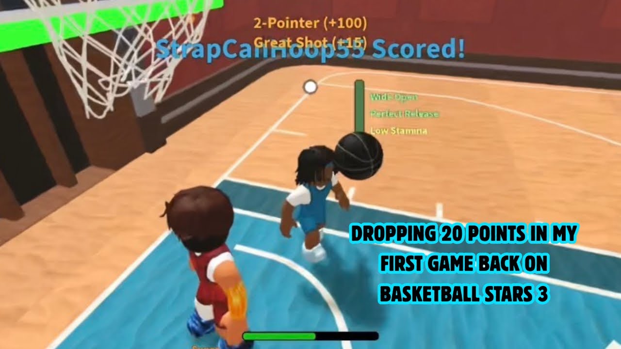 Dropping 20 Points In My First Game On Basketball Stars 3