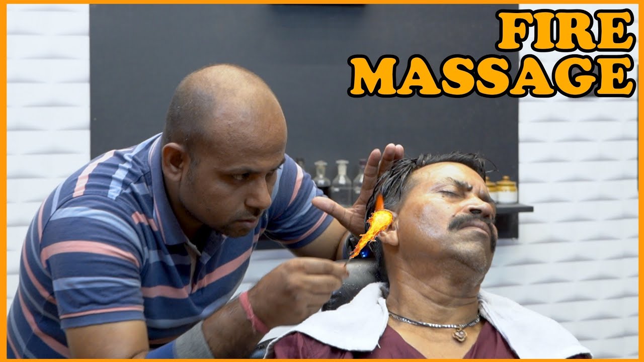 ASMR Stress Relieving Fire 🔥 Head Massage by REIKI MASTER💈#asmr