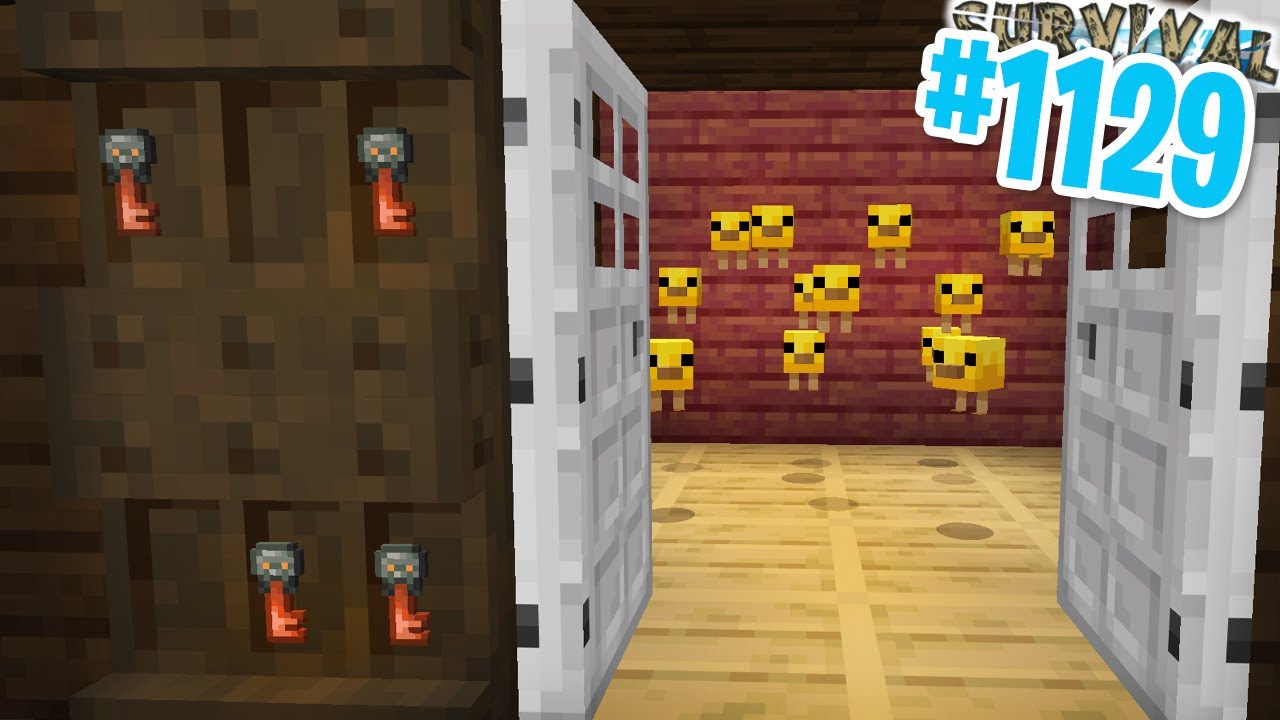 PASSAGGIO SEGRETO a COMBINAZIONE con le MENSOLE - Minecraft ITA SURVIVAL #1129