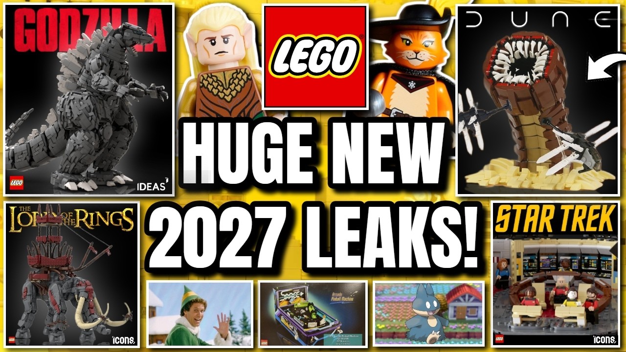 Новые утечки информации о LEGO! (Властелин колец, Дюна, Годзилла, Звездный путь и многое другое!)