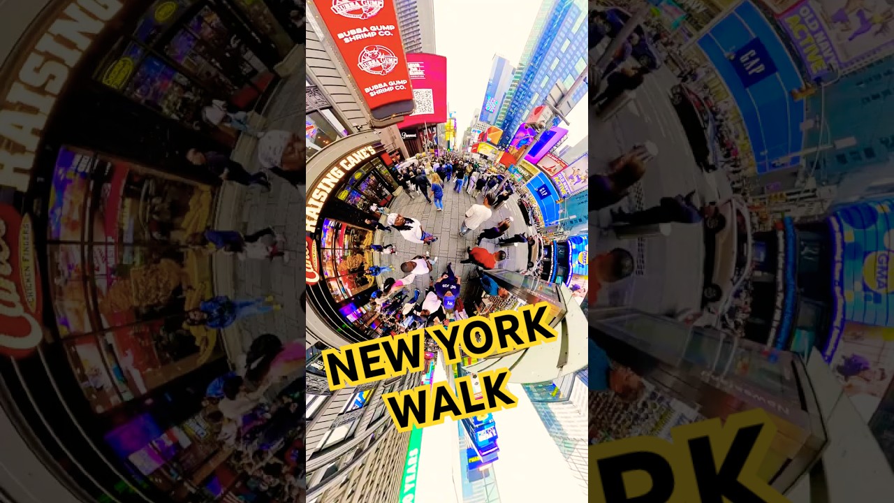 New York walk Times Square 