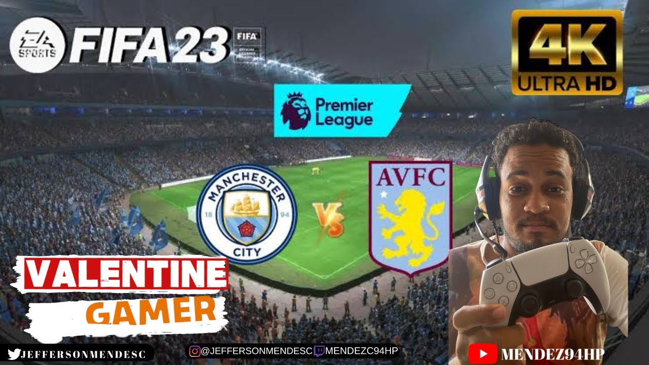 Manchester City x Aston Villa - FIFA 23  - PS5&trade; Gameplay [4K HDR 60FPS]