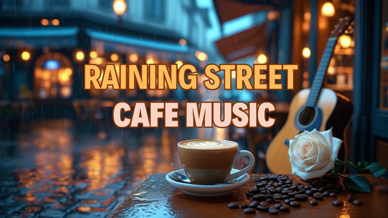 Cafe Latte Music — Rain outside, coffee inside, and gentle cafe music playing just for you.