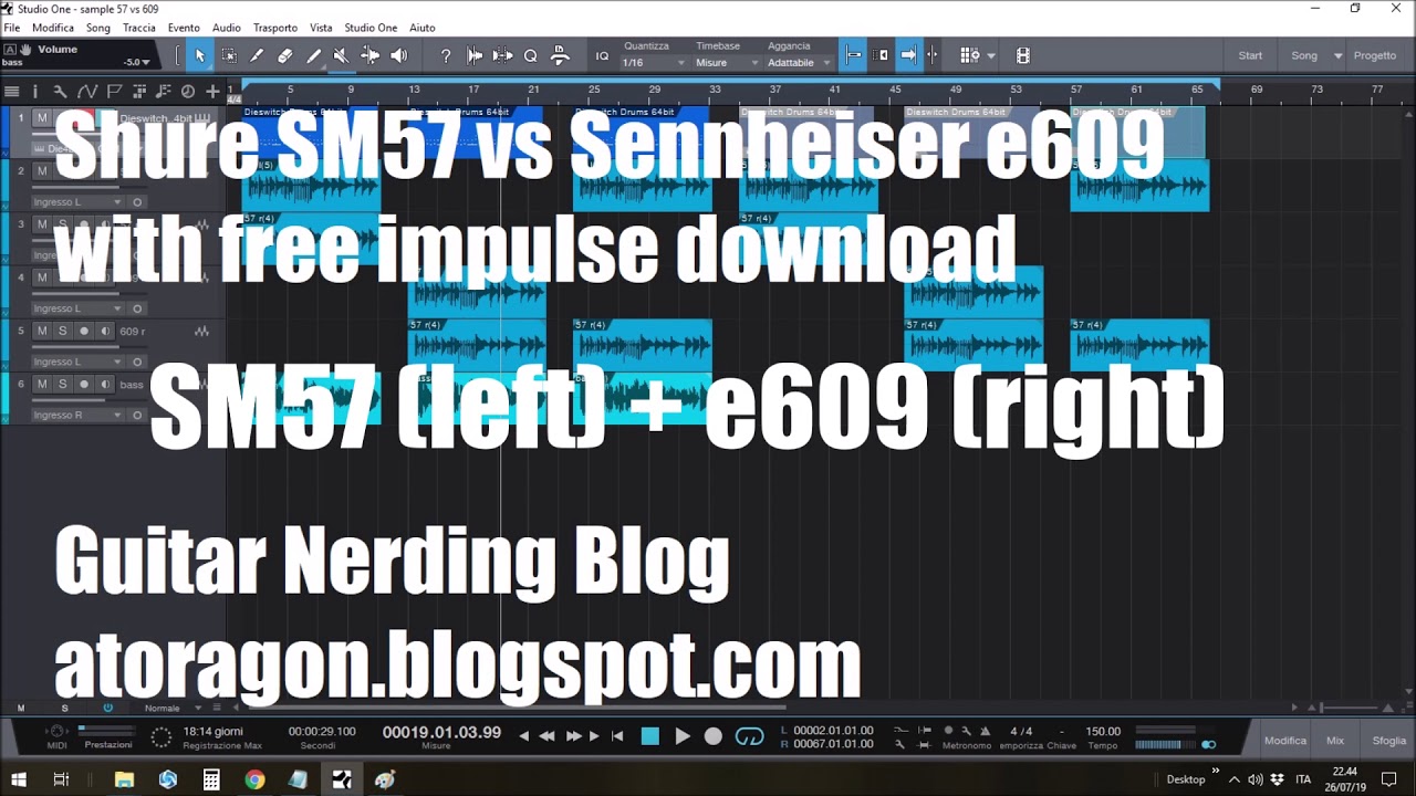 Shure SM57 vs Sennheiser e609 metal