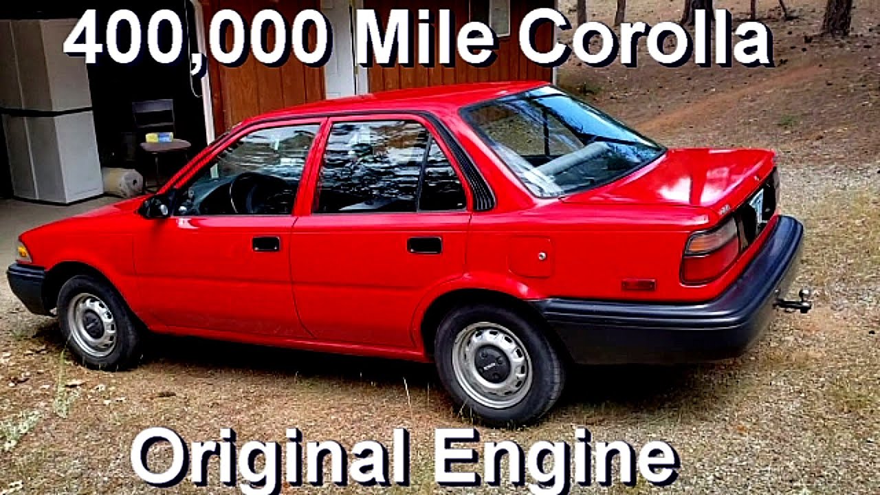 1990 Corolla, 400,000 miles, Original Engine and Transaxle