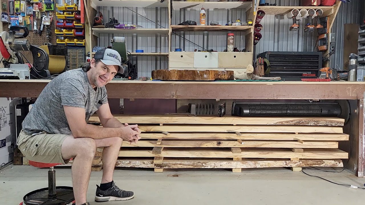 K-man Builds - Video 3 -   Wood Kiln Controls and 3 Weeks Update
