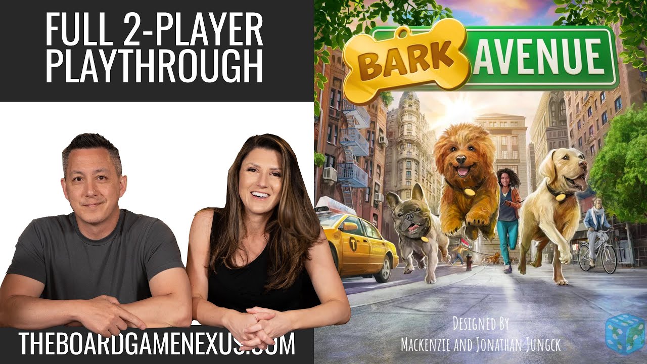 Bark Ave Board Game Playthrough Preview