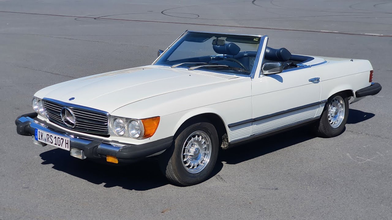 1978 Mercedes 450SL Weiß Blau