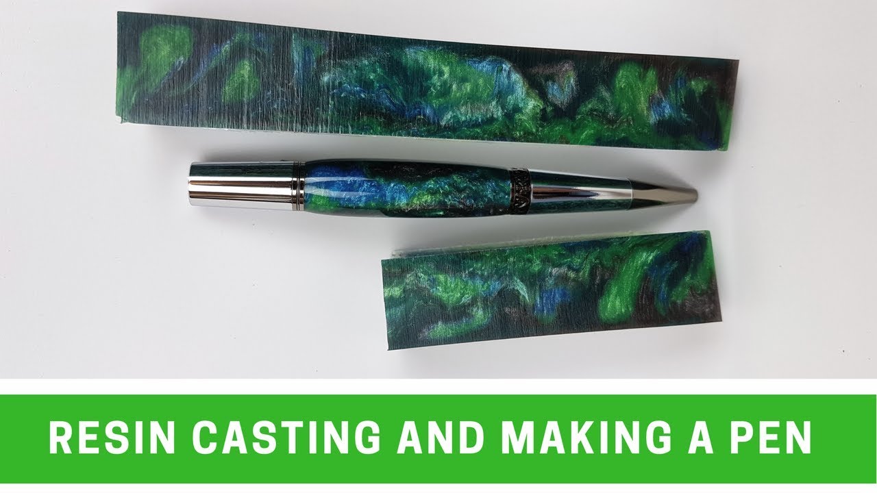 Casting a pen blank and making a pen