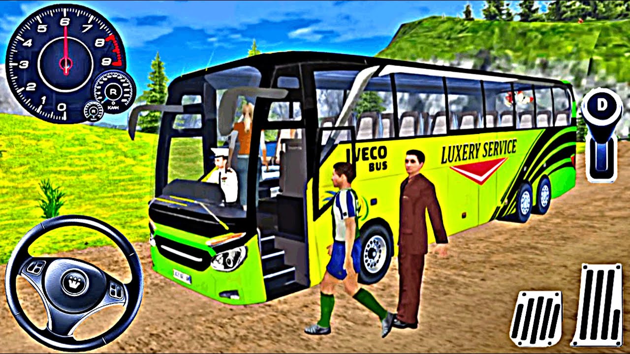 Real Bus Simulator 2025 🚍 | Offroad Bus Driving Experience | Ultimate Transport Gameplay (Android)