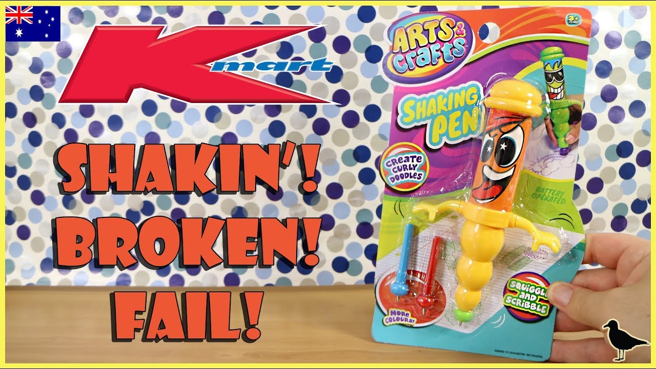 Shaking Pen Arts & Crafts Review FAIL! | Birdew Coloury-Doo's