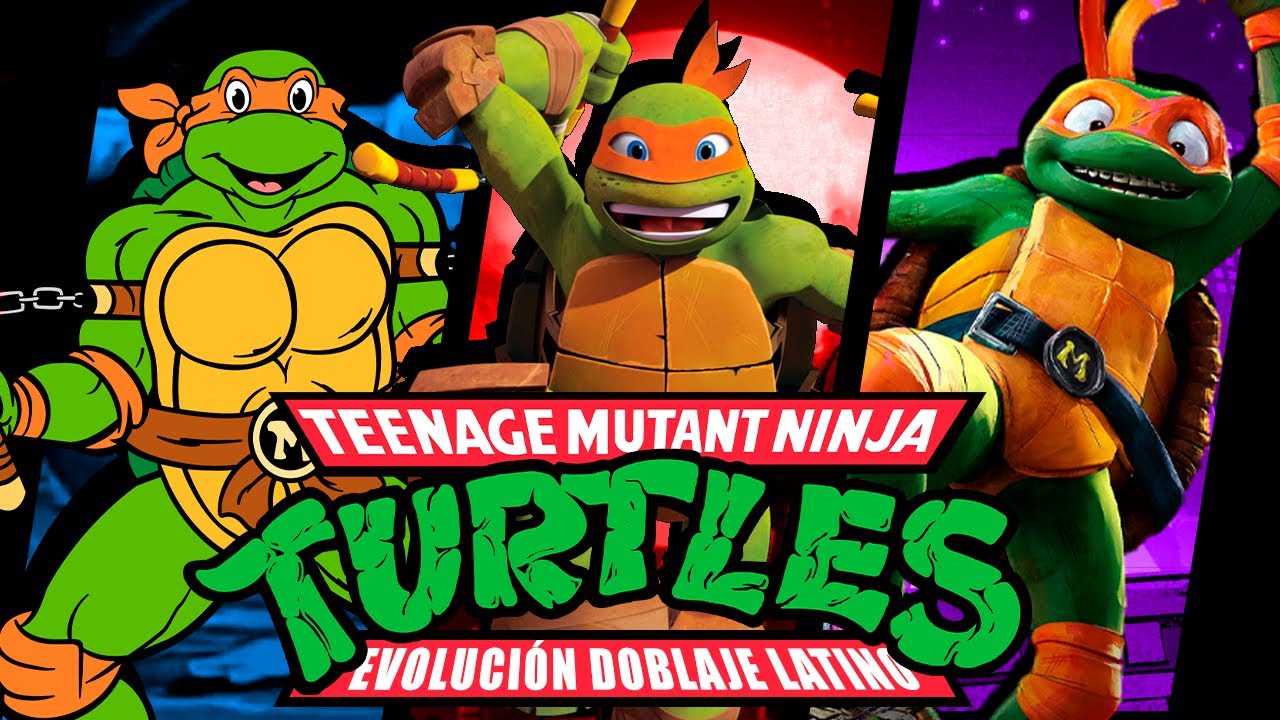La evolución de LAS TORTUGAS NINJA - DOBLAJE LATINO (1987 - 2023)