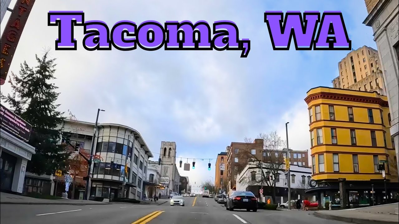 Driving In Tacoma, WA | Downtown | 4K | Washington State | BMW E39 540i Exhaust Notes