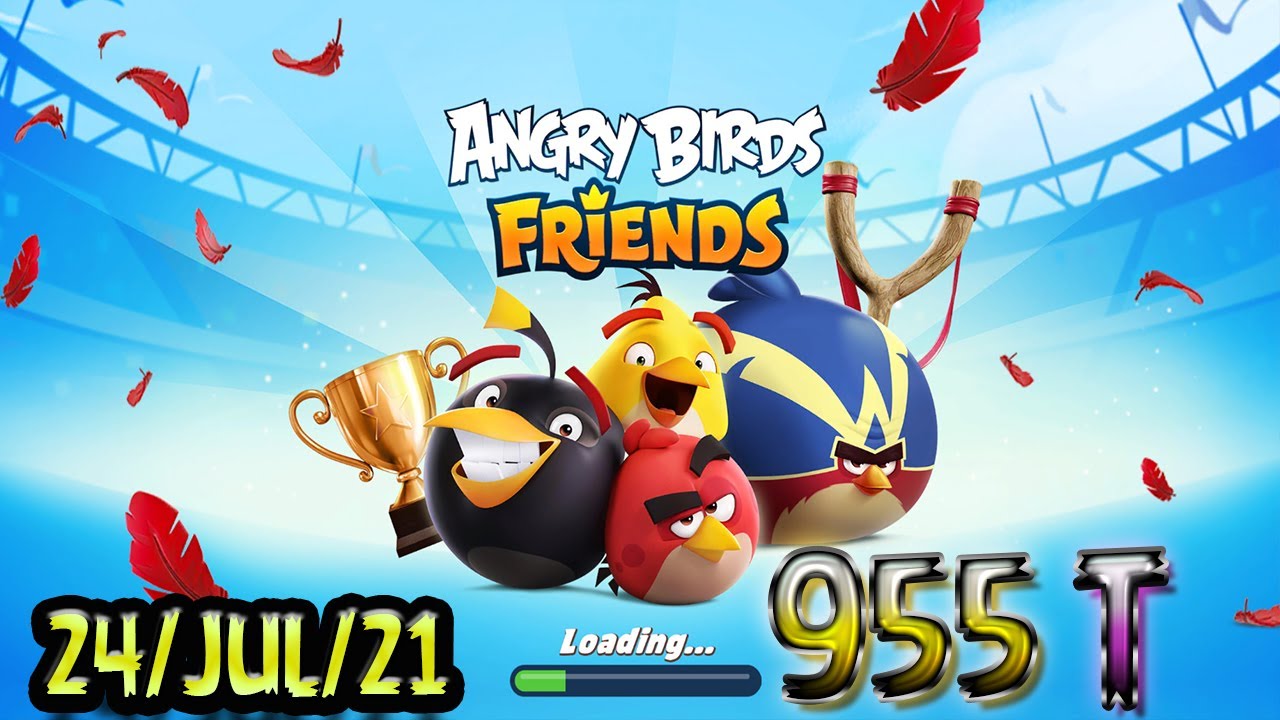 Angry Birds Friends All Levels Tournament 955 Highscore POWER-UP walkthrough
