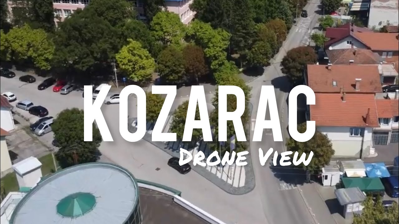 Kozarac, Bosnia and Herzegovina Drone View