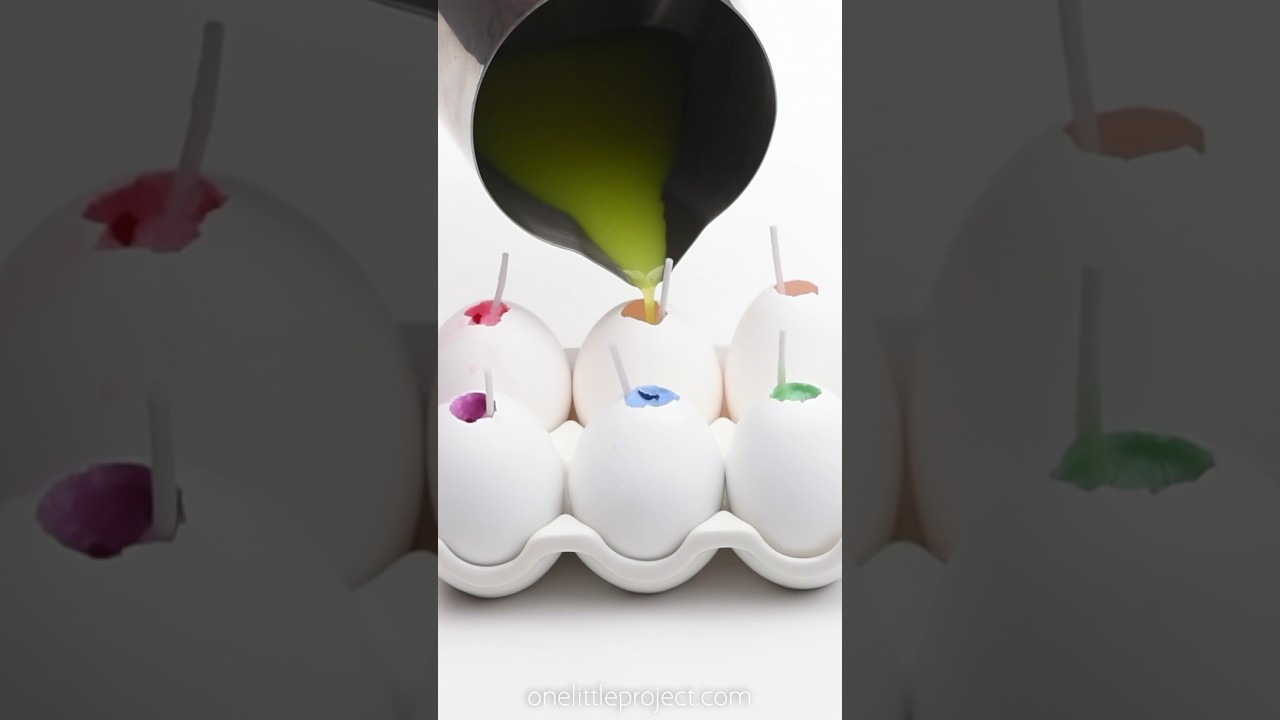 DIY Egg Candles🥚 🕯️