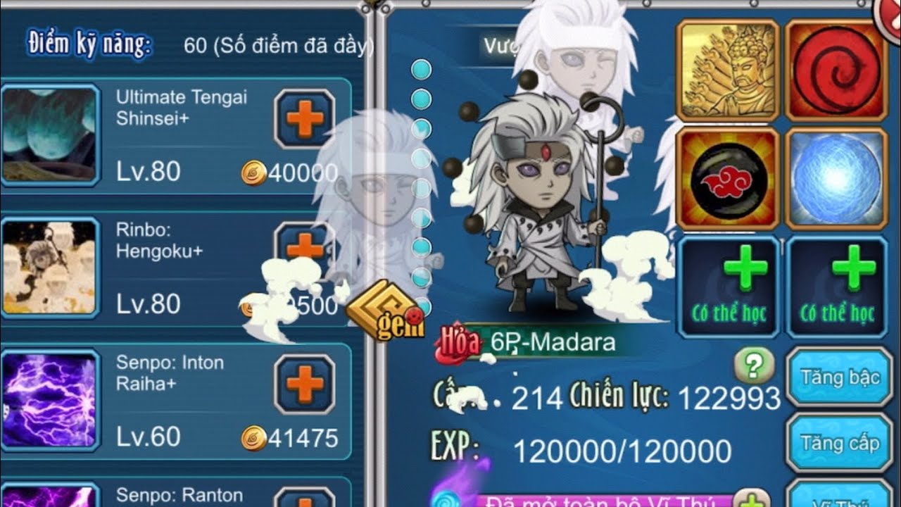 Ninja Rebirth - 6P Madara transcend - review arena