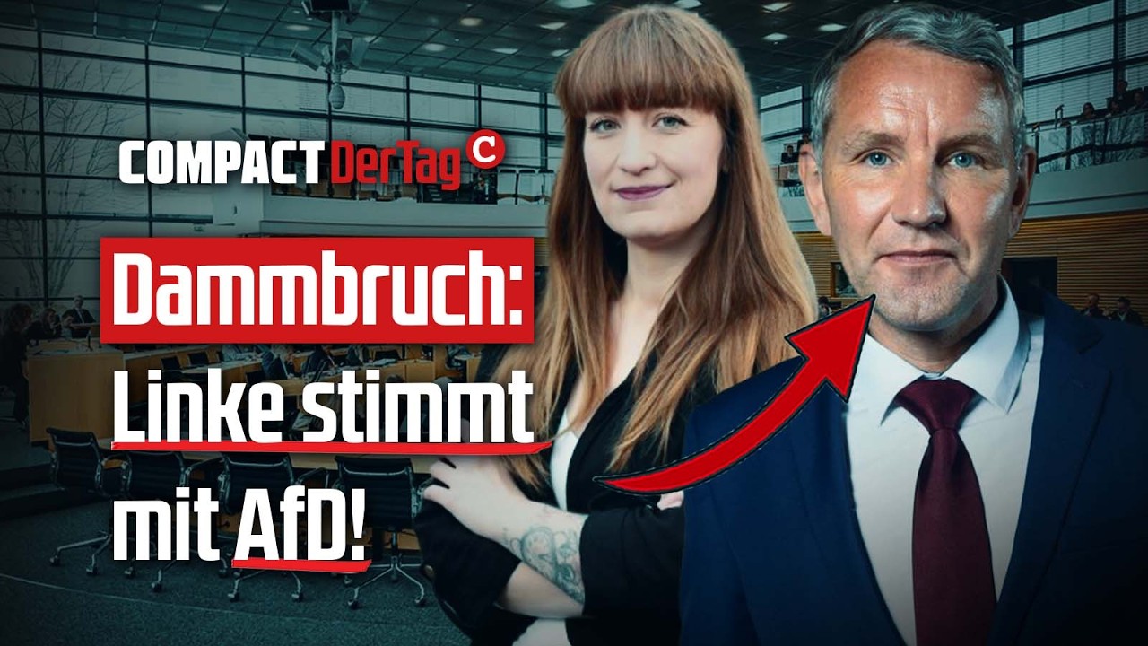 Dammbruch: Linke stimmt mit AfD!💥